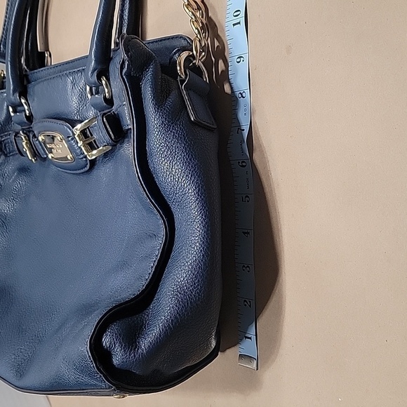 Michael Kors, Navy Blue Hamilton Satchel, EUC. - Picture 14 of 15